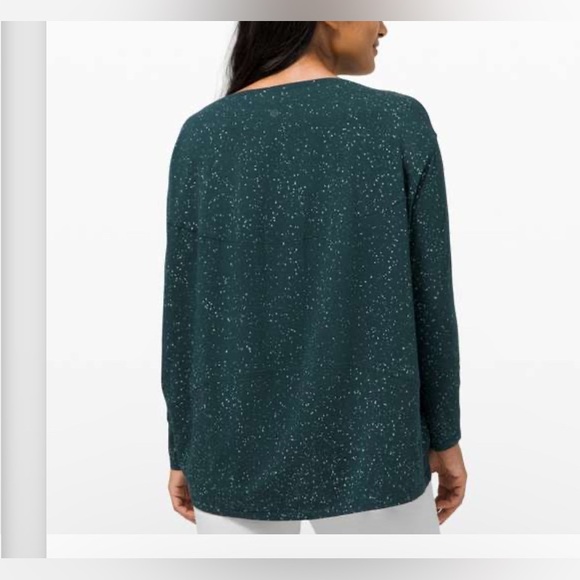 lululemon athletica Tops - Back In Action Long Sleeve *Splatter size 8 in submarine